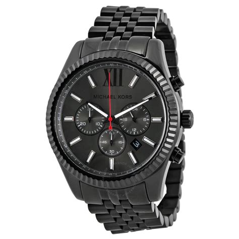 Michael Kors All Black Large Lexington Chronogra